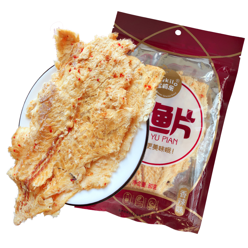 富崎乐香辣味鳕鱼片 80g/袋 2袋装 80g*2袋